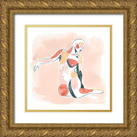 Desert Dancer I Gold Ornate Wood Framed Art Print with Double Matting by Popp, Grace