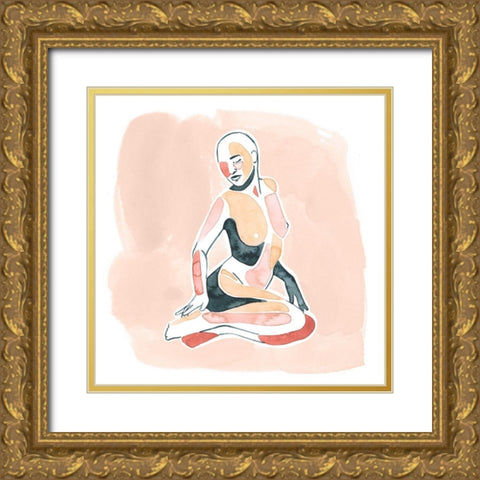 Desert Dancer II Gold Ornate Wood Framed Art Print with Double Matting by Popp, Grace