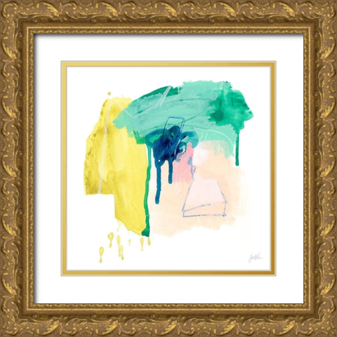 Correlary I Gold Ornate Wood Framed Art Print with Double Matting by Vess, June Erica
