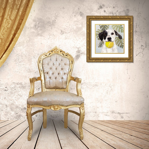 Pet Life IV Gold Ornate Wood Framed Art Print with Double Matting by Borges, Victoria