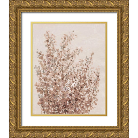 Rustic Wildflowers I Gold Ornate Wood Framed Art Print with Double Matting by OToole, Tim