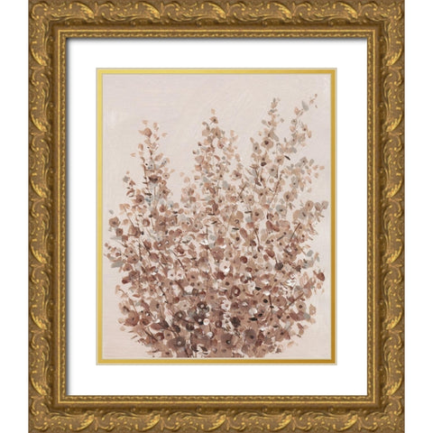 Rustic Wildflowers II Gold Ornate Wood Framed Art Print with Double Matting by OToole, Tim