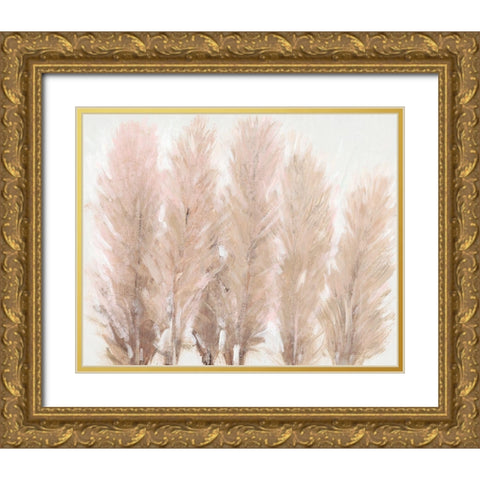 Pampas Grass I Gold Ornate Wood Framed Art Print with Double Matting by OToole, Tim