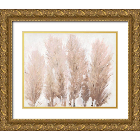Pampas Grass II Gold Ornate Wood Framed Art Print with Double Matting by OToole, Tim