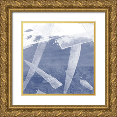 Indigo Rule VI Gold Ornate Wood Framed Art Print with Double Matting by Meagher, Megan