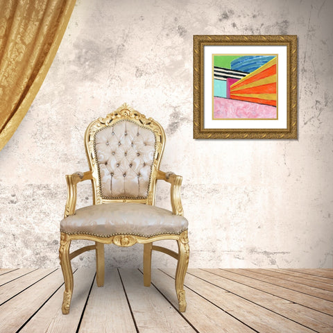 Museum II Gold Ornate Wood Framed Art Print with Double Matting by Galapon, Nikki