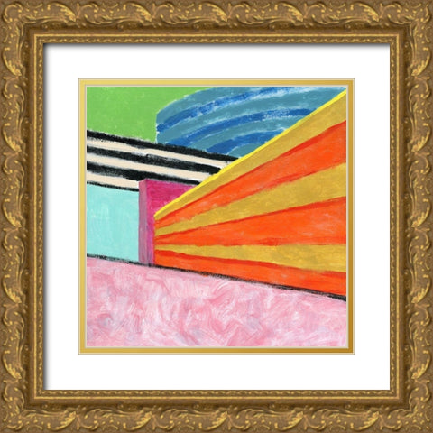Museum II Gold Ornate Wood Framed Art Print with Double Matting by Galapon, Nikki