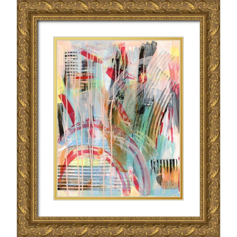 Skid Gold Ornate Wood Framed Art Print with Double Matting by Galapon, Nikki