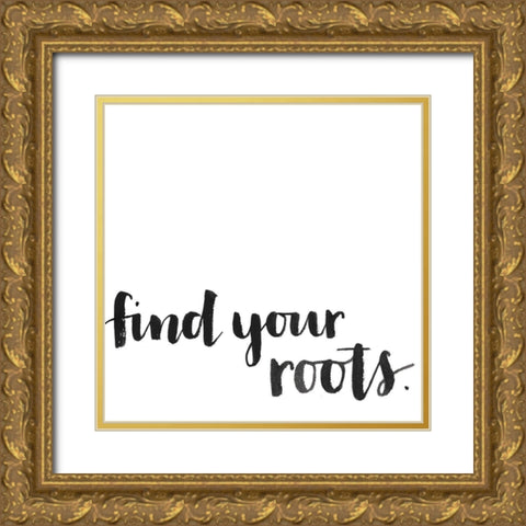 Simple Mantras III Gold Ornate Wood Framed Art Print with Double Matting by Popp, Grace