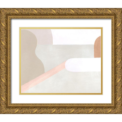 Light Landscape I Gold Ornate Wood Framed Art Print with Double Matting by Popp, Grace