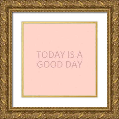 Simple Sentiment III Gold Ornate Wood Framed Art Print with Double Matting by Borges, Victoria