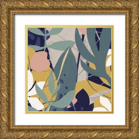 Tropical Attraction II Gold Ornate Wood Framed Art Print with Double Matting by Vess, June Erica