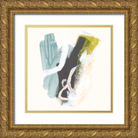 Mixed Metaphor I Gold Ornate Wood Framed Art Print with Double Matting by Vess, June Erica