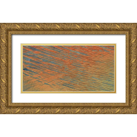 Desert Patterns I Gold Ornate Wood Framed Art Print with Double Matting by Ludwig, Alicia
