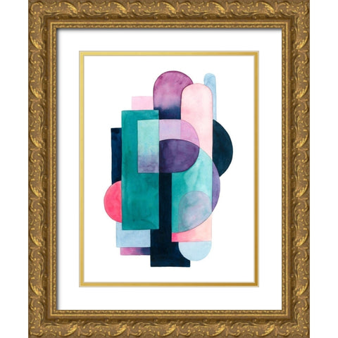 Urban Deco II Gold Ornate Wood Framed Art Print with Double Matting by Popp, Grace