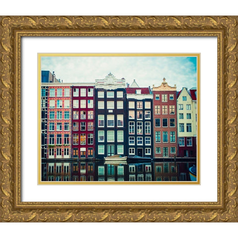 Canal Vibes I Gold Ornate Wood Framed Art Print with Double Matting by Quintero, Sonja