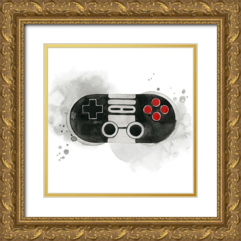 Gamer IV Gold Ornate Wood Framed Art Print with Double Matting by Popp, Grace