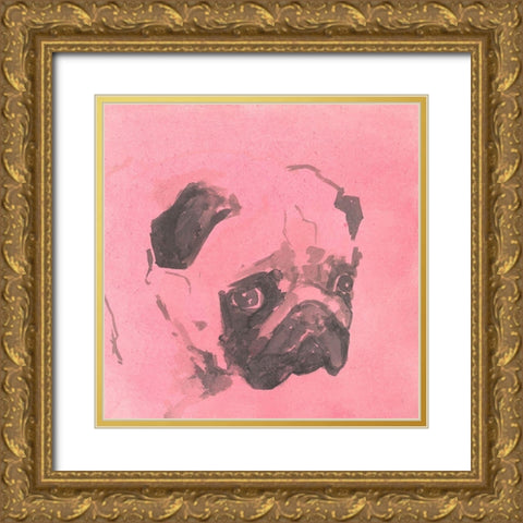 Pop Modern Dog IV Gold Ornate Wood Framed Art Print with Double Matting by A Very Modern Dog