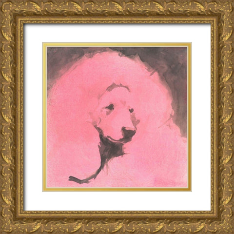 Pop Modern Dog VI Gold Ornate Wood Framed Art Print with Double Matting by A Very Modern Dog