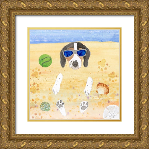 Ruffin It IV Gold Ornate Wood Framed Art Print with Double Matting by Ludwig, Alicia