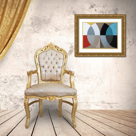 Clear Intentions I Gold Ornate Wood Framed Art Print with Double Matting by Bellissimo Art