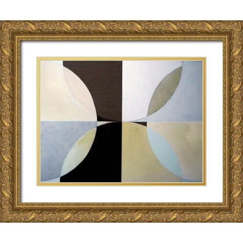 Clear Intentions II Gold Ornate Wood Framed Art Print with Double Matting by Bellissimo Art