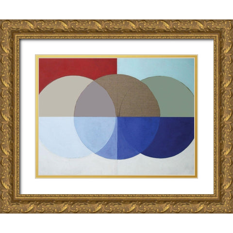 Clear Intentions III Gold Ornate Wood Framed Art Print with Double Matting by Bellissimo Art