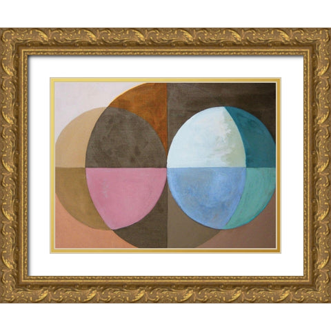 Clear Intentions IV Gold Ornate Wood Framed Art Print with Double Matting by Bellissimo Art