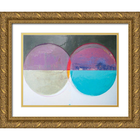 Clear Intentions V Gold Ornate Wood Framed Art Print with Double Matting by Bellissimo Art