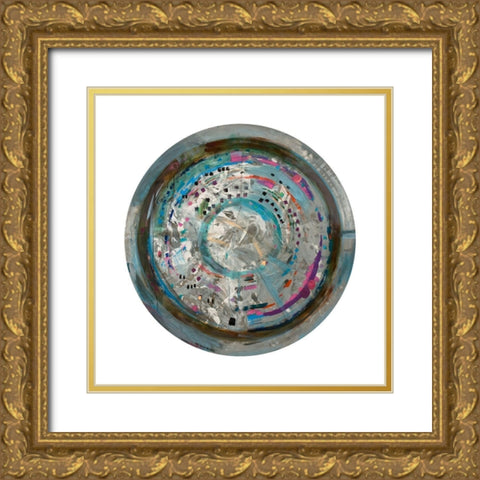 Galileos Assistant III Gold Ornate Wood Framed Art Print with Double Matting by Bellissimo Art