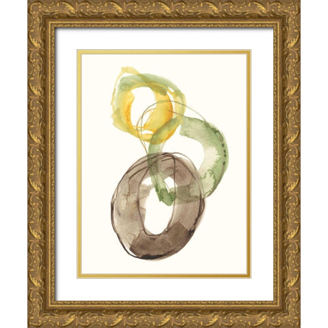 Earth in Spring I Gold Ornate Wood Framed Art Print with Double Matting by Goldberger, Jennifer