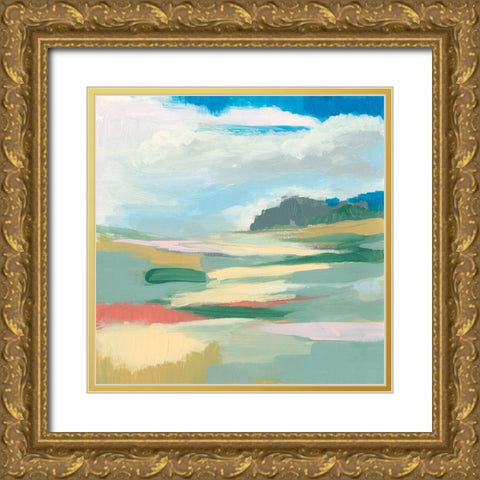 Sweeping Sky I Gold Ornate Wood Framed Art Print with Double Matting by Goldberger, Jennifer