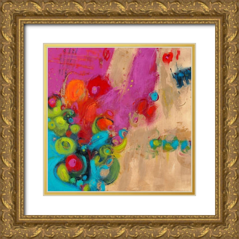 Year of the Dragon III Gold Ornate Wood Framed Art Print with Double Matting by Bothne, Janet