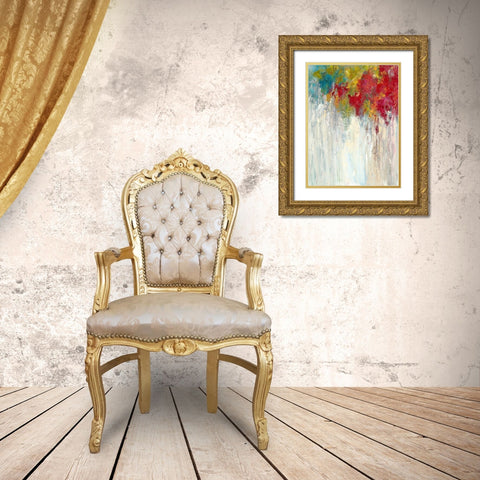 Unbound II Gold Ornate Wood Framed Art Print with Double Matting by Bothne, Janet