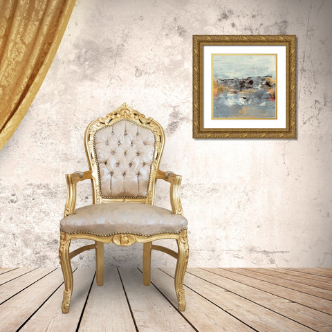 Discovery I Gold Ornate Wood Framed Art Print with Double Matting by Bramma, Lila