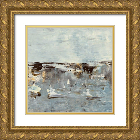 Discovery II Gold Ornate Wood Framed Art Print with Double Matting by Bramma, Lila