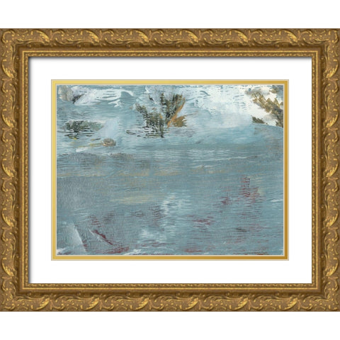 Peace and Calm II Gold Ornate Wood Framed Art Print with Double Matting by Bramma, Lila