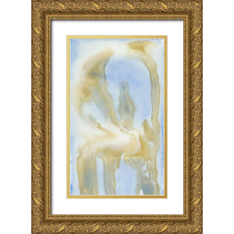 Meeting Light III Gold Ornate Wood Framed Art Print with Double Matting by Bramma, Lila