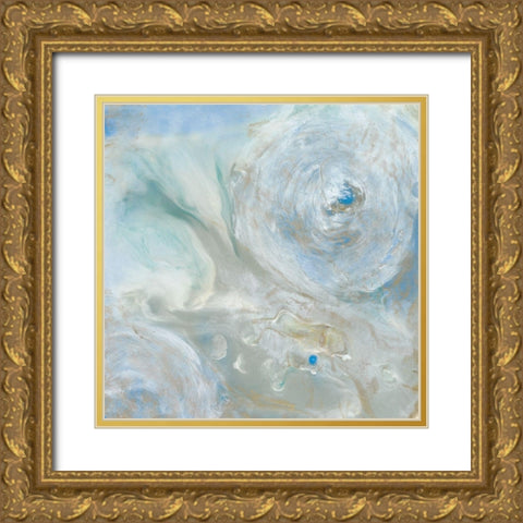 Being One III Gold Ornate Wood Framed Art Print with Double Matting by Bramma, Lila