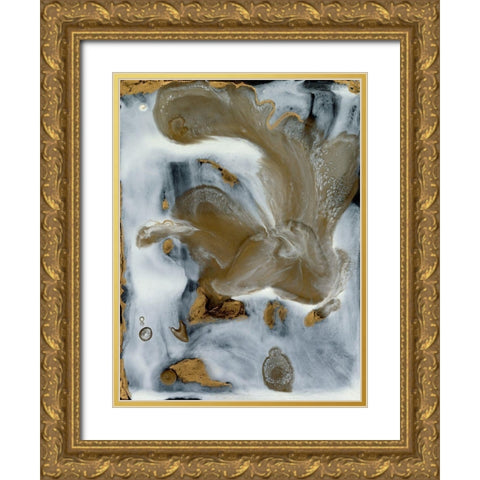Power of Life II Gold Ornate Wood Framed Art Print with Double Matting by Bramma, Lila