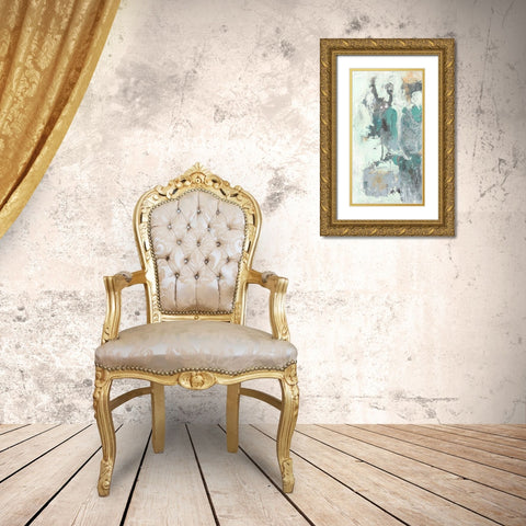 Dancing with Love I Gold Ornate Wood Framed Art Print with Double Matting by Bramma, Lila