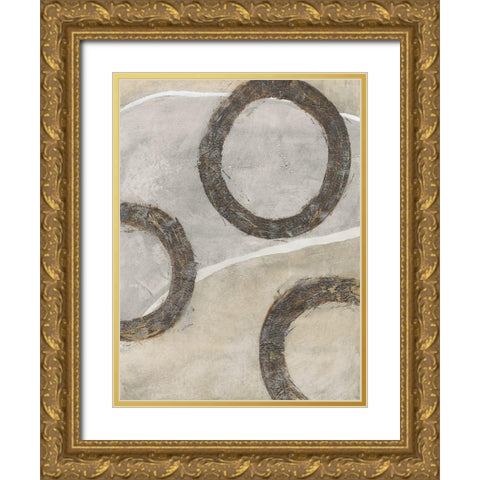 Ringlets I Gold Ornate Wood Framed Art Print with Double Matting by OToole, Tim