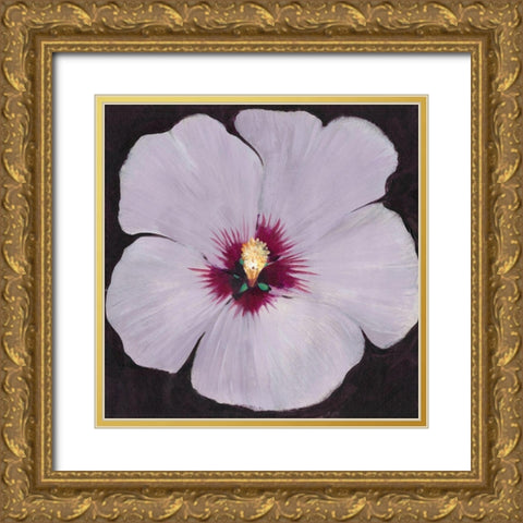 Hibiscus Portrait II Gold Ornate Wood Framed Art Print with Double Matting by OToole, Tim