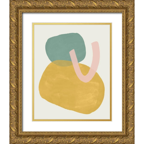 Cirque III Gold Ornate Wood Framed Art Print with Double Matting by Borges, Victoria