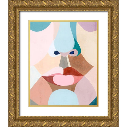 Delicate Features I Gold Ornate Wood Framed Art Print with Double Matting by Popp, Grace