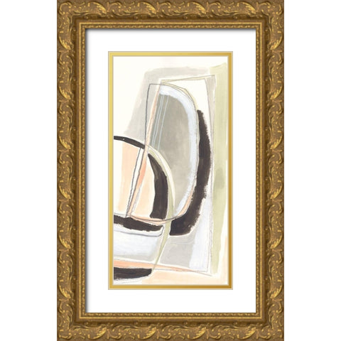 Keyhole II Gold Ornate Wood Framed Art Print with Double Matting by Vess, June Erica