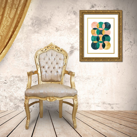 In Spate I Gold Ornate Wood Framed Art Print with Double Matting by Popp, Grace