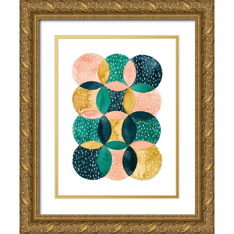 In Spate I Gold Ornate Wood Framed Art Print with Double Matting by Popp, Grace