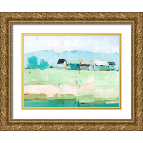 Rural Pastel II Gold Ornate Wood Framed Art Print with Double Matting by Harper, Ethan