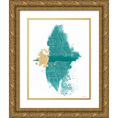 Concurrence I Gold Ornate Wood Framed Art Print with Double Matting by Stramel, Renee W.